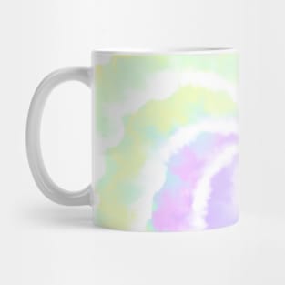 Tie Dye Pastel Rainbow Spiral Mug